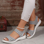 2026 Summer Women's Stylish Casual Fly-Knit Single-Strap Sandals