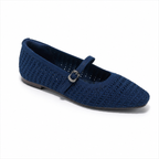 Women's Breathable Knit Mary Jane Flats Shoes