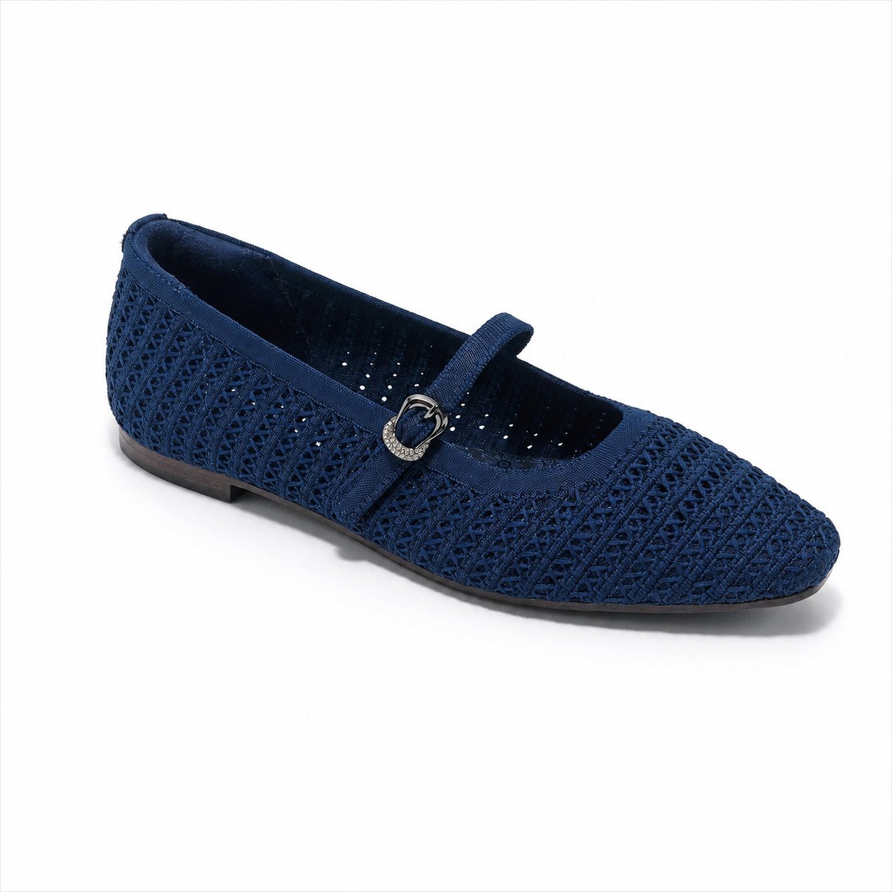 Women's Breathable Knit Mary Jane Flats Shoes