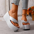 Women's Fashionable & Versatile Casual Platform High-Heeled Sandals – Autumn 2026