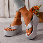 Women's Fashionable & Versatile Casual Platform High-Heeled Sandals – Autumn 2026