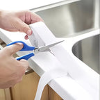 3 Rolls Waterproof Tape | Kitchen & Bathroom, Easy-to-Cut Sink & Toilet Seal | Halloween & Christmas Essentials