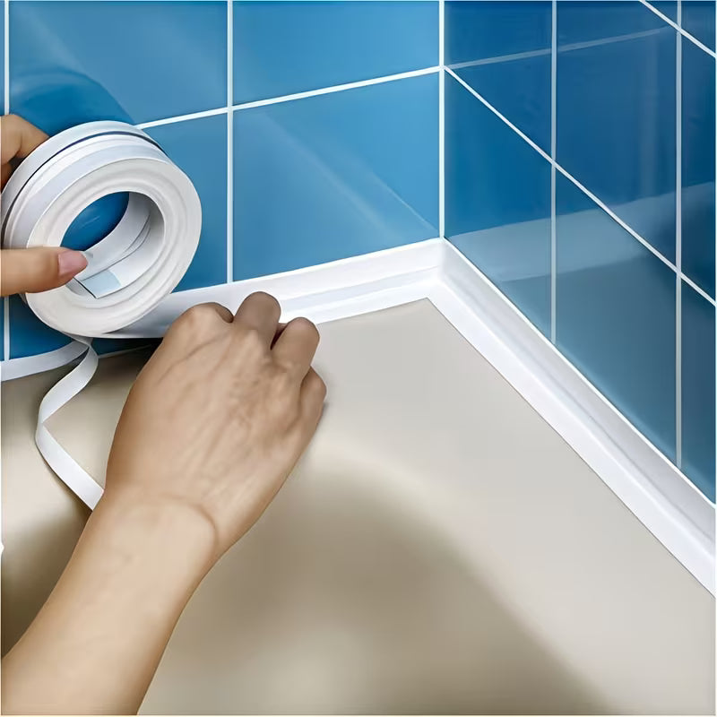 3 Rolls of Waterproof Tape for Kitchen And Bathroom, Suitable for Sinks And Toilets, Easy to Cut, Home Supplies for Halloween And Christmas